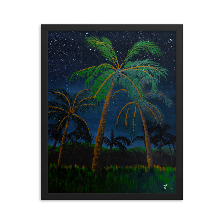 Midnight Palm Trees