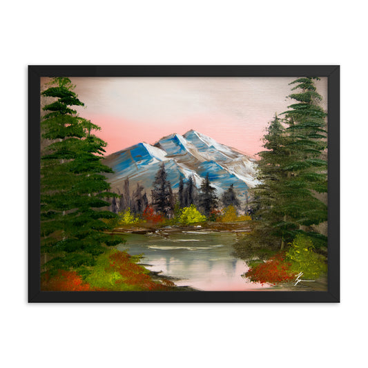 Blue Mountains Pink Sky