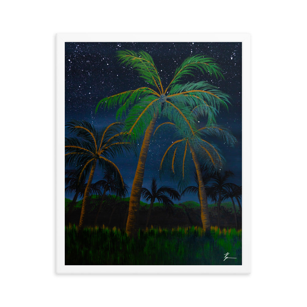 Midnight Palm Trees