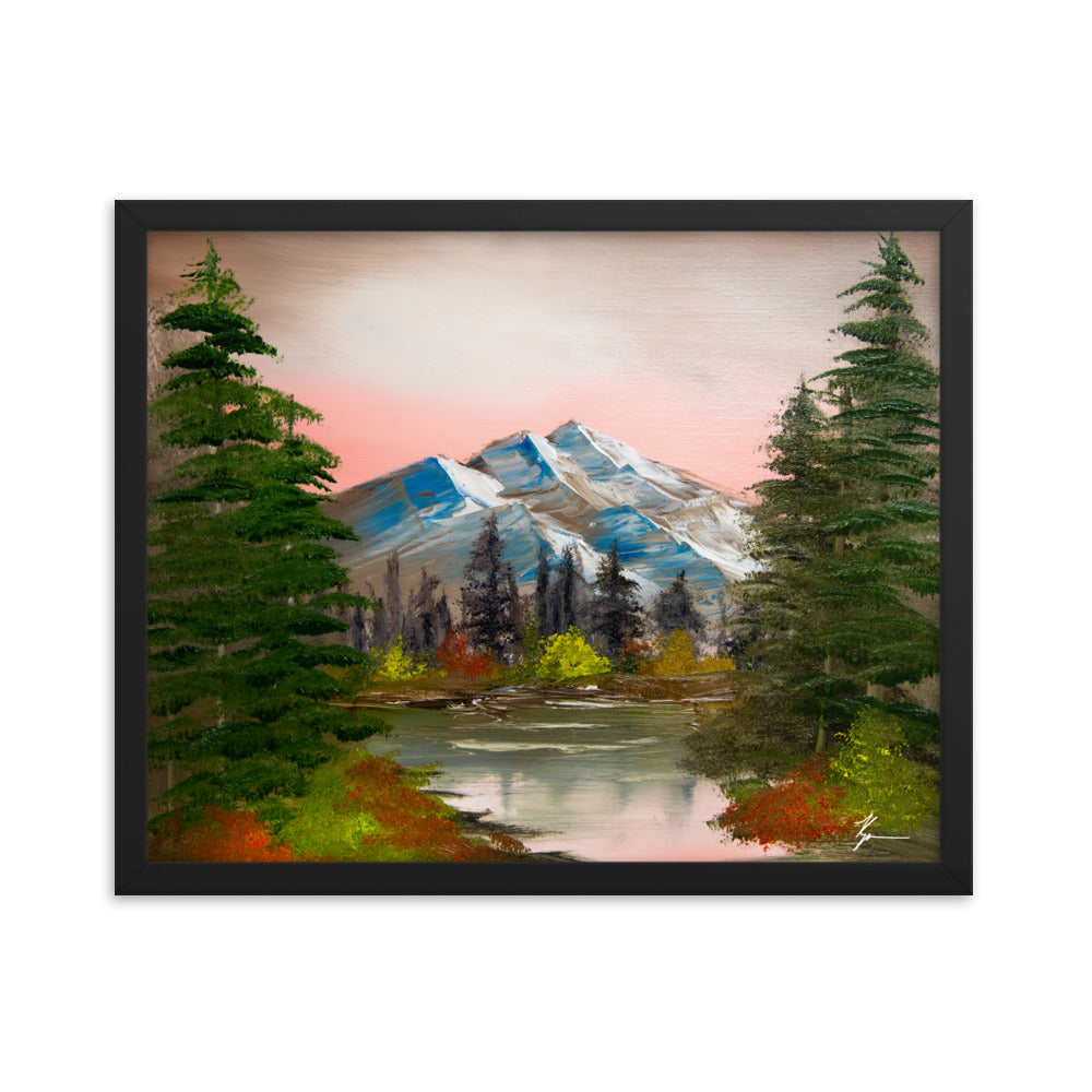 Blue Mountains Pink Sky