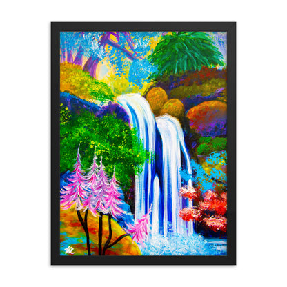 Vibrant Waterfall