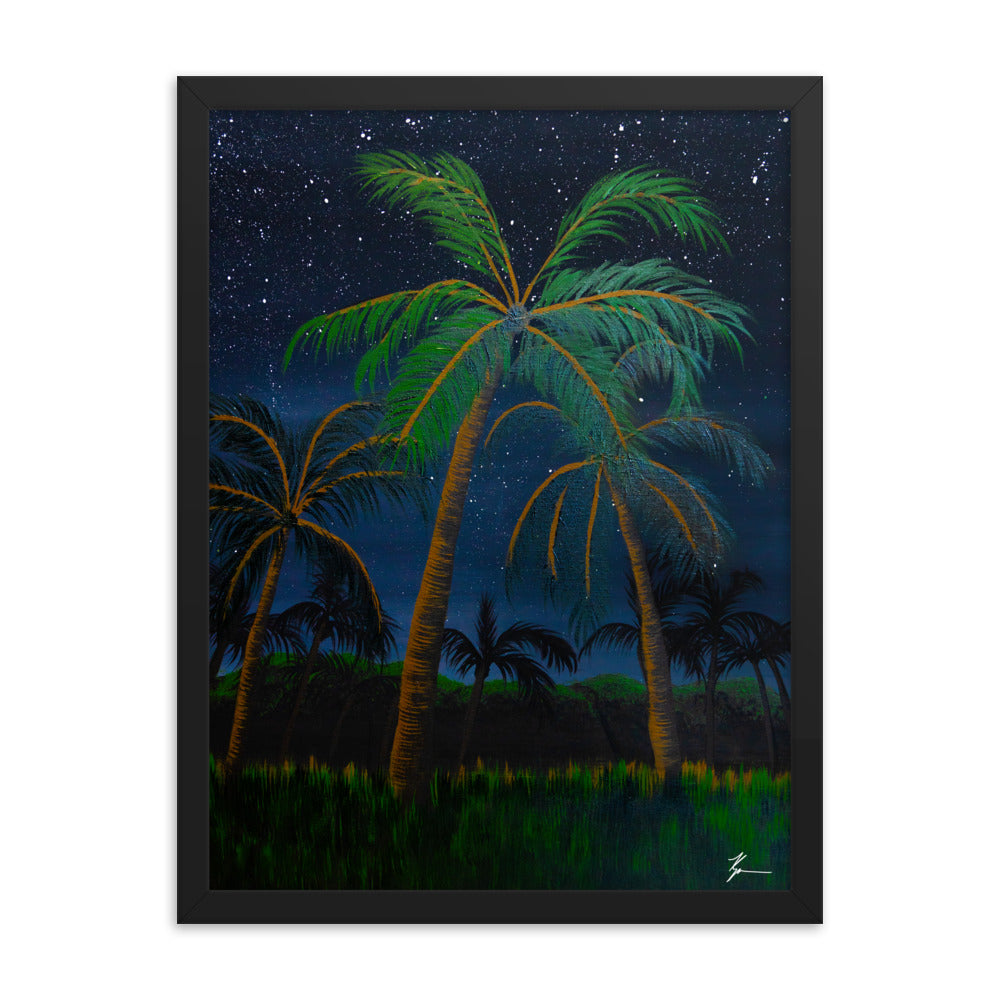 Midnight Palm Trees