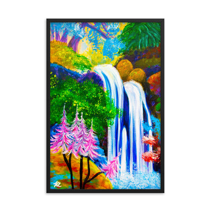 Vibrant Waterfall