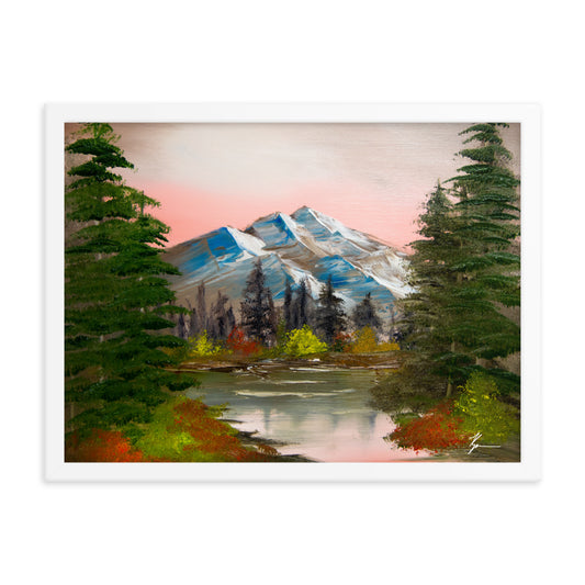 Blue Mountains Pink Sky